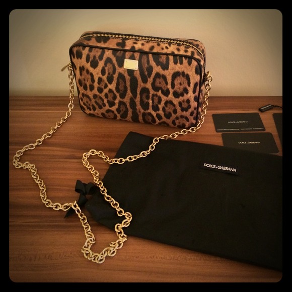 Dolce and Gabbana leopard bag