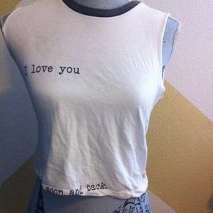 "I love you to the moon and back" tee