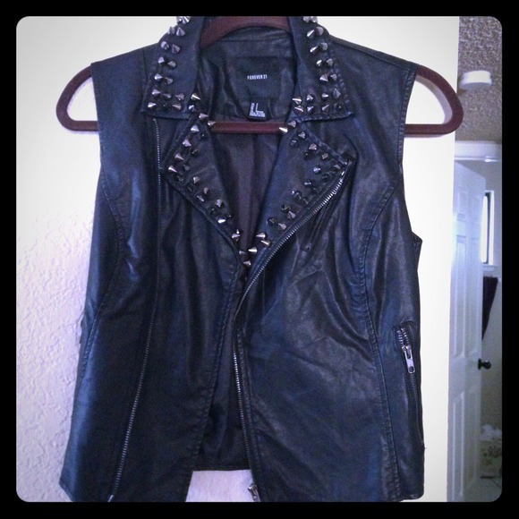 Biker  leather vest