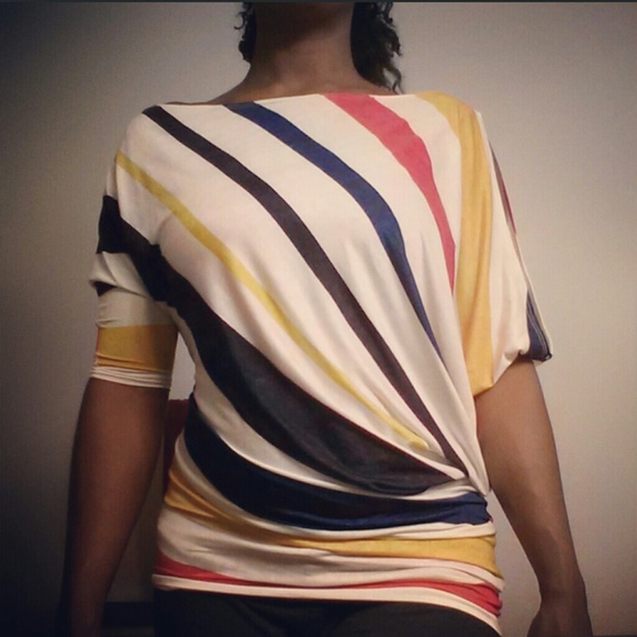 Sillky striped top