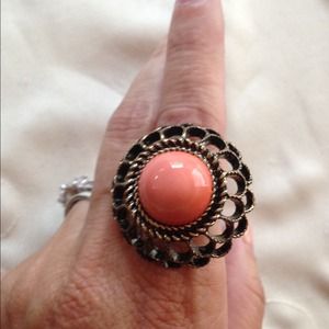 Bronze & Peach Ring