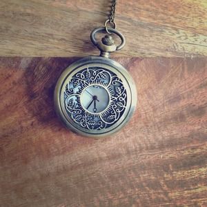 Pocket watch necklace