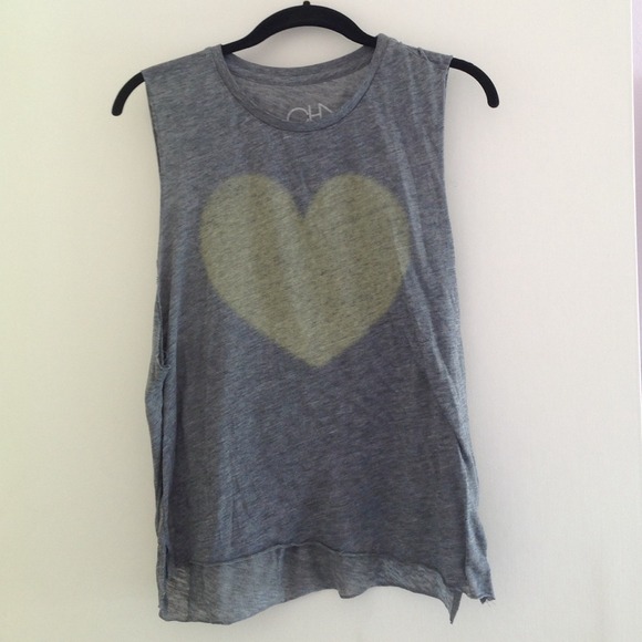 Faded Yellow Heart Tee