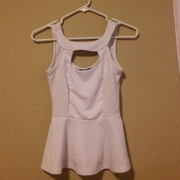 White peplum