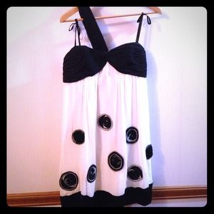 BCBG one-shoulder dress