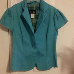 Turquoise vest