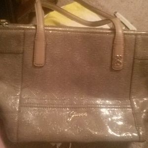 Tan guess purse