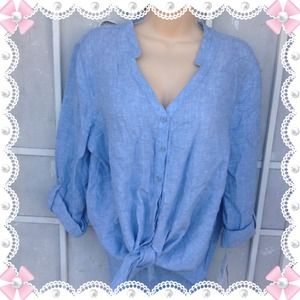 Reserved Baby Blue Top & lace top