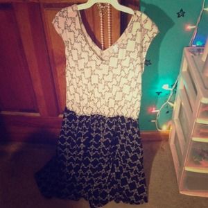 Cute black & white Target dress