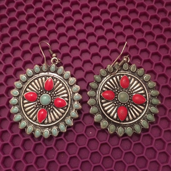 Beautiful Aztec inspired earrings