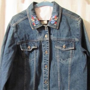Denim & Co women two pocket style blazer jacket