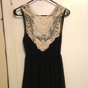 Black cocktail dress