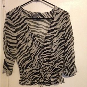 Zebra print shirt
