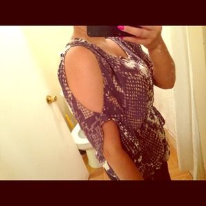 Snake print shirt from express