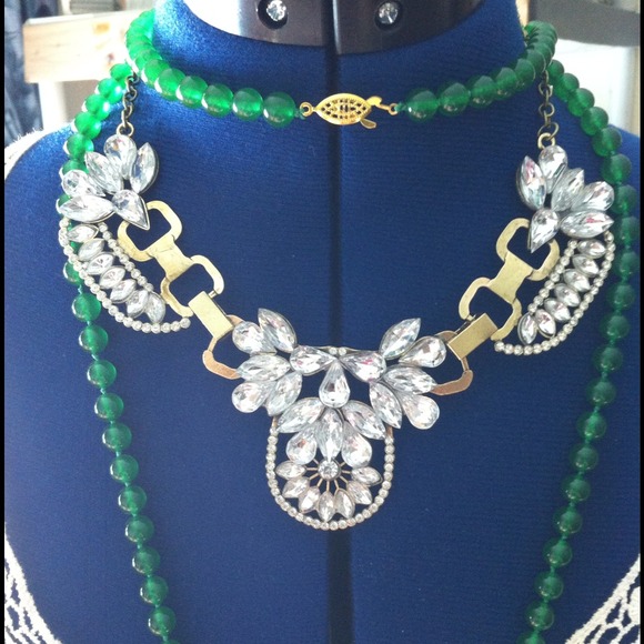 Gifted: Bohemian Crystal Bronze Necklace - Picture 4 of 4