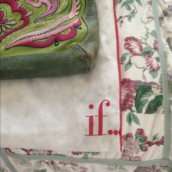 Isabela Fiore green leather stud purse - Picture 2 of 4