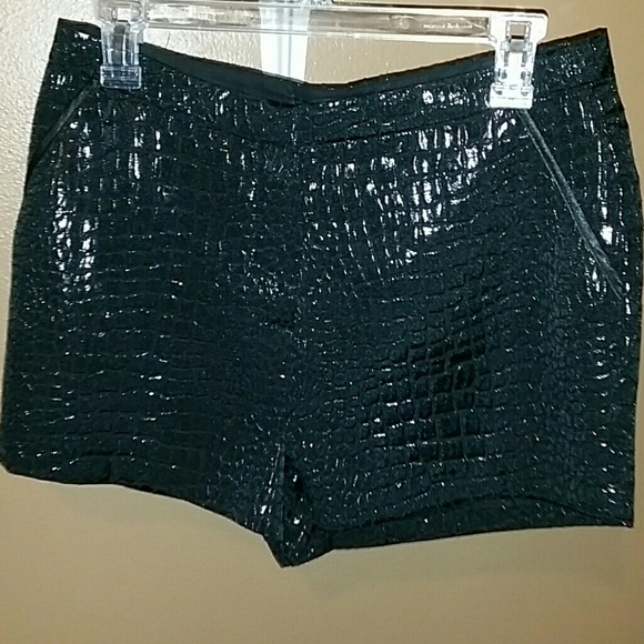Black Evening Shorts