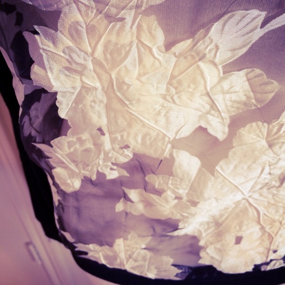 MILKY WAY B&W QUILTED FLORAL BODICE SWEATER - Picture 4 of 4