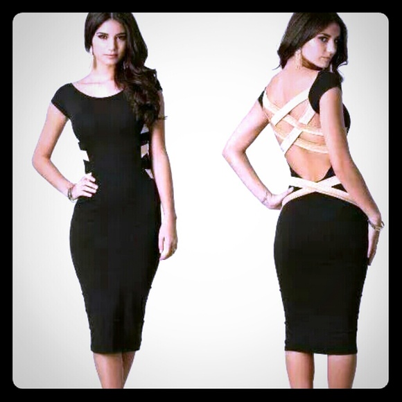 Sexy black dress