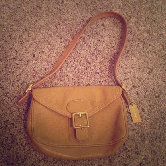 Authentic Coach Small Leather Brown Purse