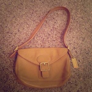 Authentic Coach Small Leather Brown Purse