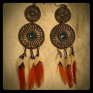 Feathered Earrings