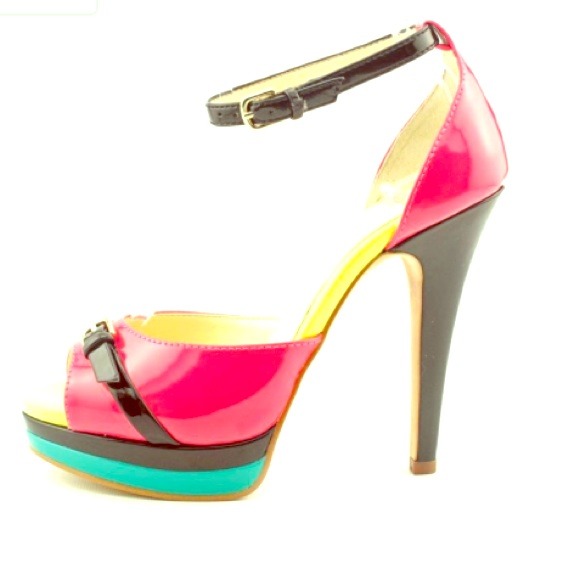 Isola Shoes - 🎉Host Pick! Neon Isola peep toe pump🎉