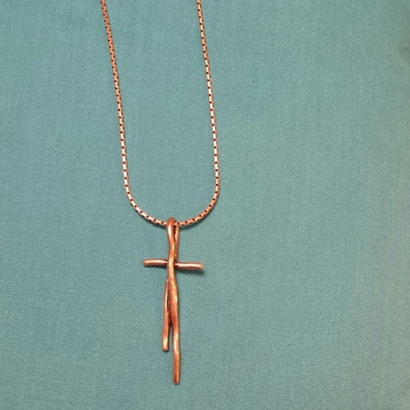 Silpada sterling silver cross necklace