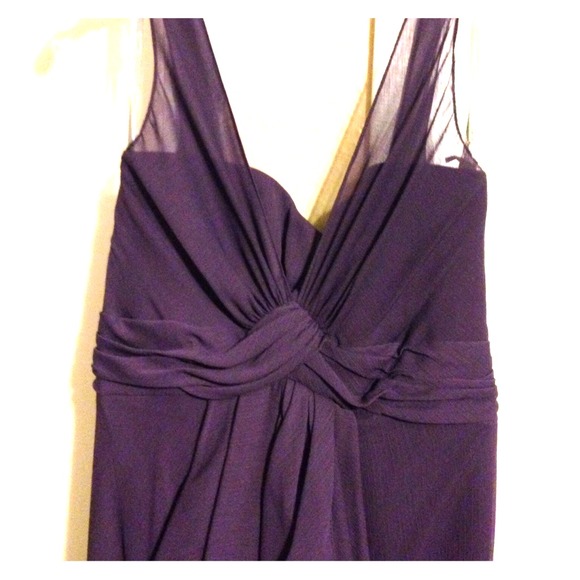 Vera Wang amethyst dress
