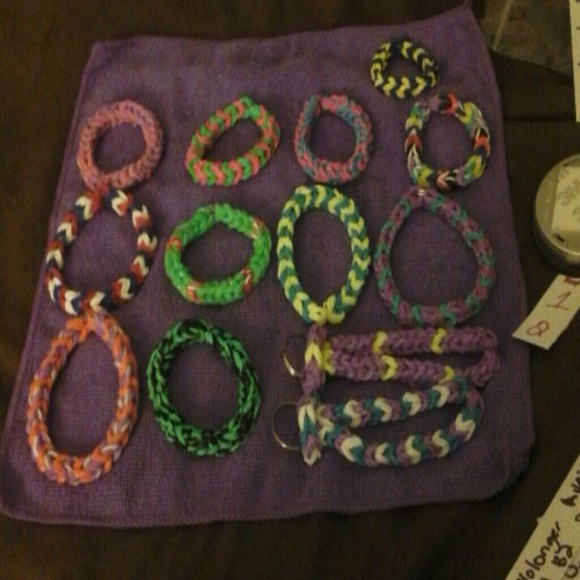 RUBBER BAND CRAFTS,  $7 ea.