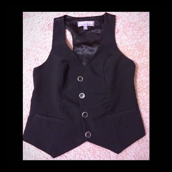 Black with silver buttons