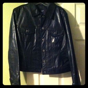 GAP women's leather jacket.