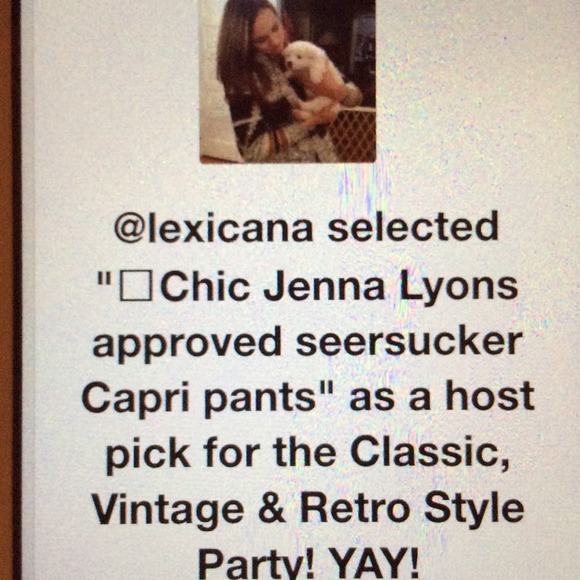 HOST PICK  Jenna Lyons approved seersucker Capris - Picture 3 of 3