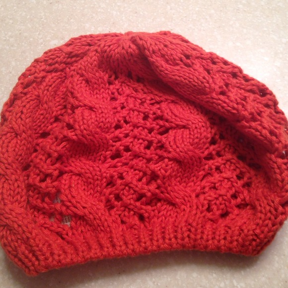 Orange knit hat was picked for host party yay me!!