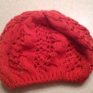Orange knit hat was picked for host party yay me!!