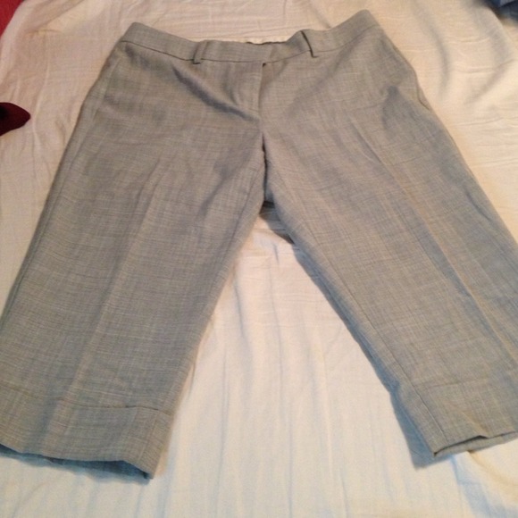 Gray express long shorts/Capri.  Size 8