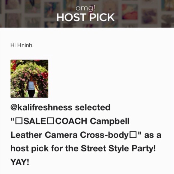 🎉HP 11/17/14 🎉COACH  Pink Cross-body  purse 👜 - Picture 4 of 4