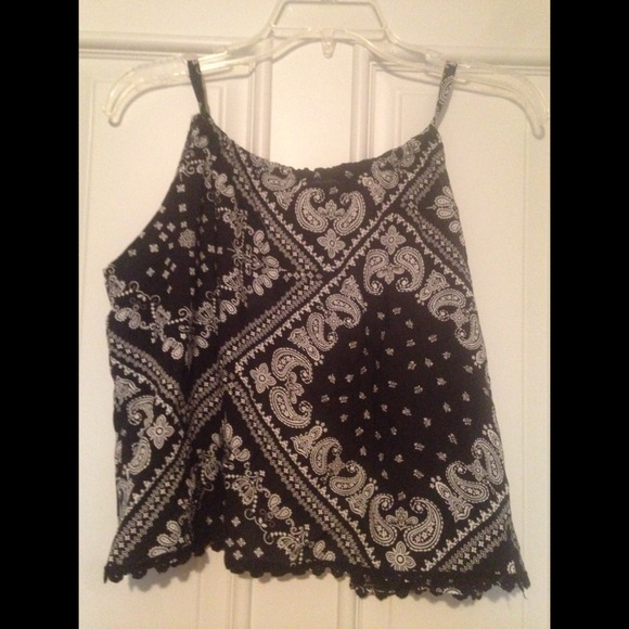LF backless bandana style top