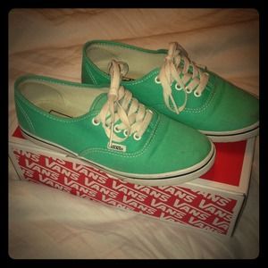 Springtime Green Vans