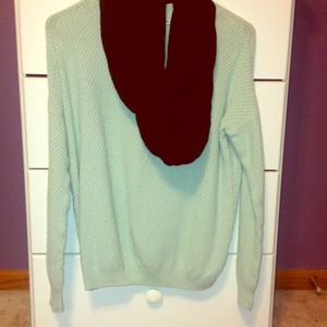 Soft green sweater from Böhme