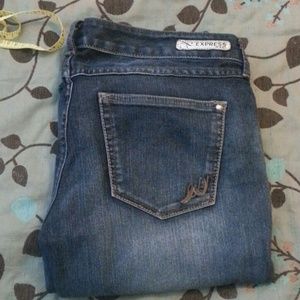 Express Barely Boot jeans!