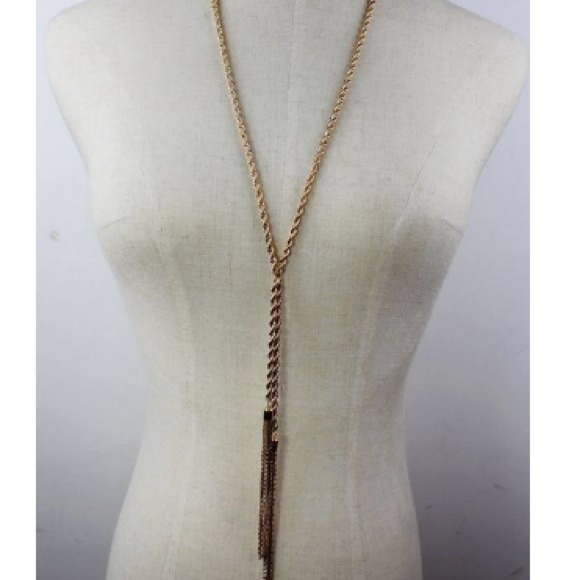 Long tassel rope necklace - Picture 2 of 2