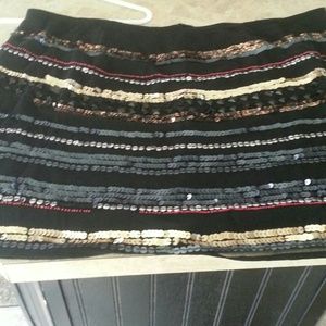 Sequin skirt