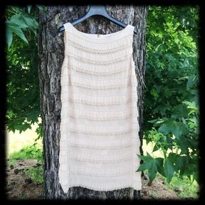 A line dress Ann Taylor Chiffon Layers Sheath