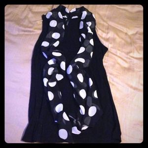Maurices tank with scarf
