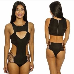 Never worn Black bathing suit / Body suit