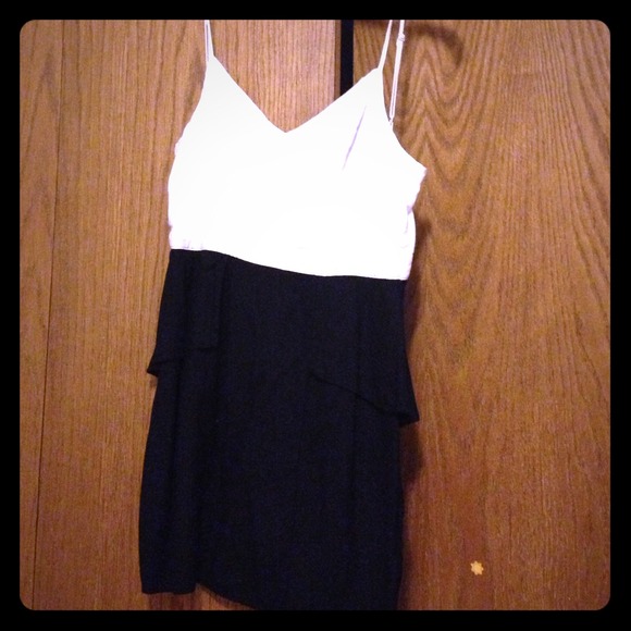 Urban outfitters black and white dress