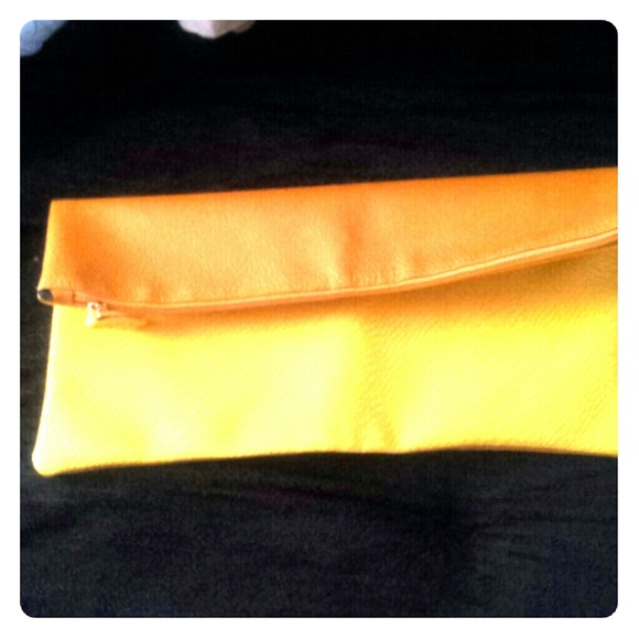 Faux two tone  reptile oversized clutch