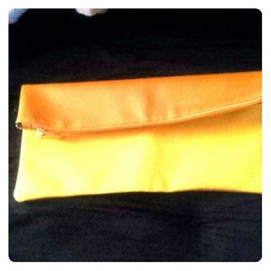 Faux two tone  reptile oversized clutch