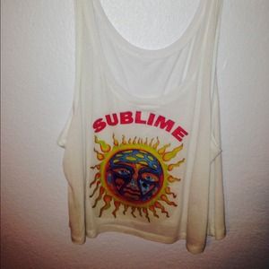 White Sublime Tank Top